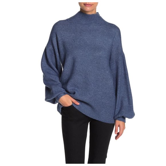 Vince Camuto Sweaters - Vince Camuto Mutton Sleeve Mock Neck Sweater